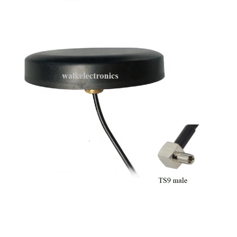 TS9 male angle screw mount 4g lte Antenna high gain waterproof roof mount lte 4g car antenna